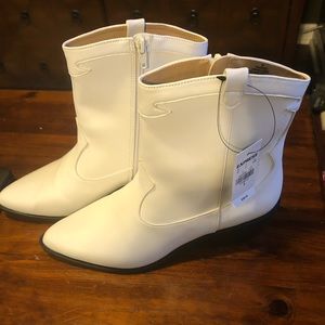 Express western booties. Size 8